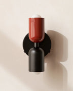 Wall Lamp Double Round Shades Soft Diffused Warm Light