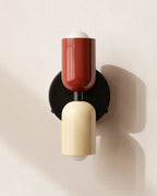 Wall Lamp Double Round Shades Soft Diffused Warm Light