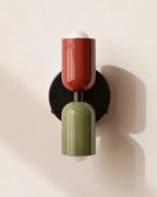 Wall Lamp Double Round Shades Soft Diffused Warm Light