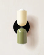 Wall Lamp Double Round Shades Soft Diffused Warm Light