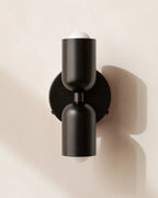 Wall Lamp Double Round Shades Soft Diffused Warm Light