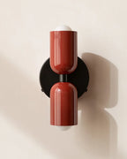 Wall Lamp Double Round Shades Soft Diffused Warm Light