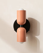 Wall Lamp Double Round Shades Soft Diffused Warm Light