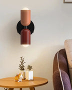 Wall Lamp Double Round Shades Soft Diffused Warm Light