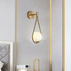 Wall Lamp Drop-Shaped Aluminum & Acrylic Warm White LED