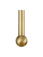 Wall Lamp Fabric Shade Rustic Brass Finish