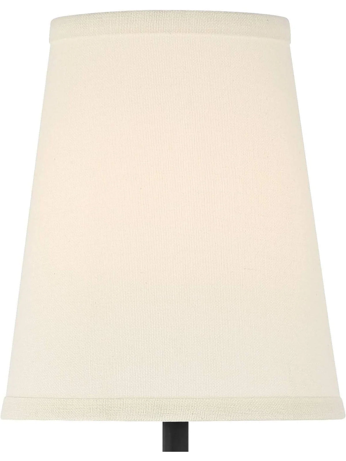Wall Lamp Fabric Shade Rustic Brass Finish