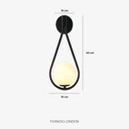 Wall Lamp Glass Globe Warm Ambient Lighting