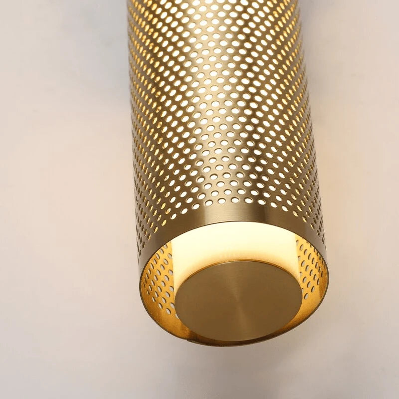 Wall Lamp Gold Finish Hardwired & Bathroom-Safe