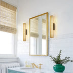 Wall Lamp Gold Finish Hardwired & Bathroom-Safe