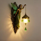 Wall Lamp Handmade Resin Relief Rechargeable Warm White LED