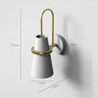 Wall Lamp Hardwired Metal Minimalist
