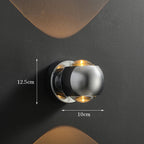 Wall Lamp Integrated LED & Directional Shade Copper Finish