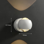 Wall Lamp Integrated LED & Directional Shade Copper Finish