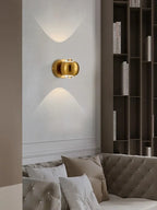 Wall Lamp Integrated LED & Directional Shade Copper Finish