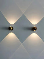 Wall Lamp Integrated LED & Directional Shade Copper Finish