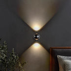 Wall Lamp Integrated LED & Directional Shade Copper Finish