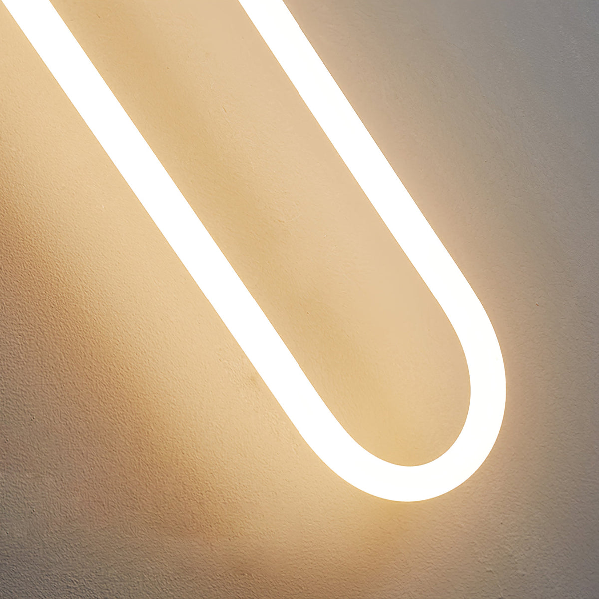 Wall Lamp LED Minimalist Loop Brass & Acrylic