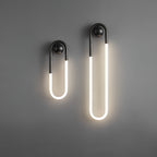 Wall Lamp LED Minimalist Loop Brass & Acrylic