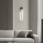 Wall Lamp LED Minimalist Loop Brass & Acrylic