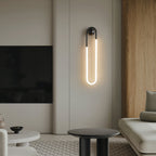 Wall Lamp LED Minimalist Loop Brass & Acrylic