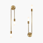 Wall Lamp Linear 2-Light Gold & Acrylic 3000K