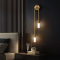 Wall Lamp Linear 2-Light Gold & Acrylic 3000K