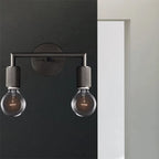 Wall Lamp Metal Square Arm Bare Bulb