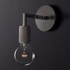 Wall Lamp Metal Square Arm Bare Bulb