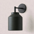 Wall Lamp Milk Glass Shade Metal Frame