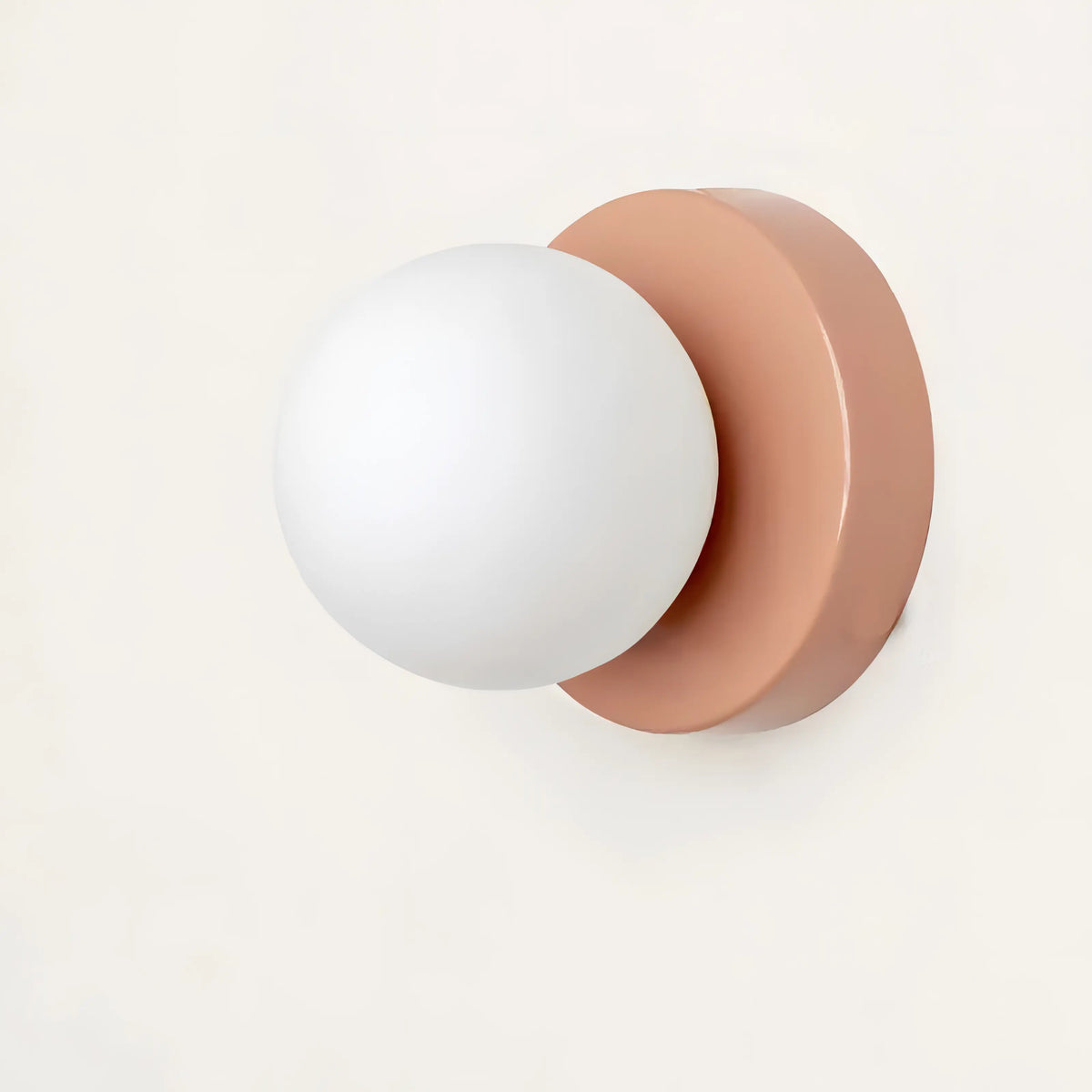 Wall Lamp Minimalist Glass Shade Warm Diffused Light