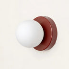 Wall Lamp Minimalist Glass Shade Warm Diffused Light