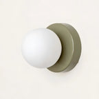 Wall Lamp Minimalist Glass Shade Warm Diffused Light
