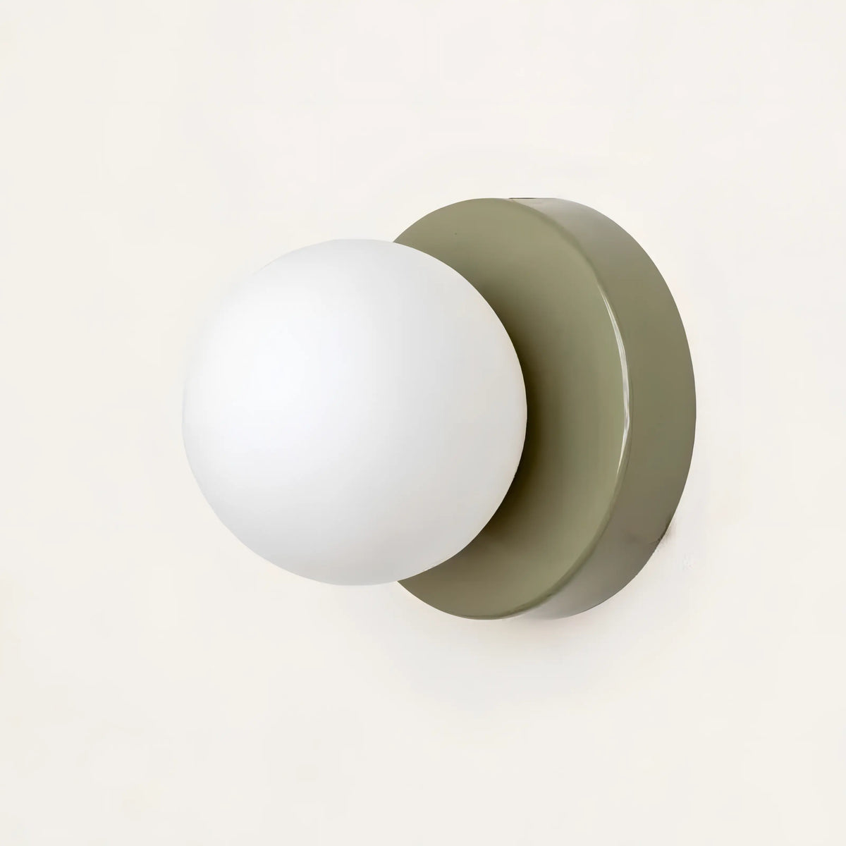 Wall Lamp Minimalist Glass Shade Warm Diffused Light