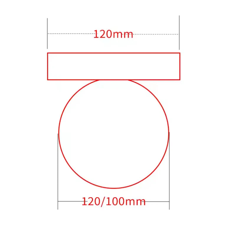 Wall Lamp Minimalist Glass Shade Warm Diffused Light