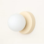 Wall Lamp Minimalist Glass Shade Warm Diffused Light