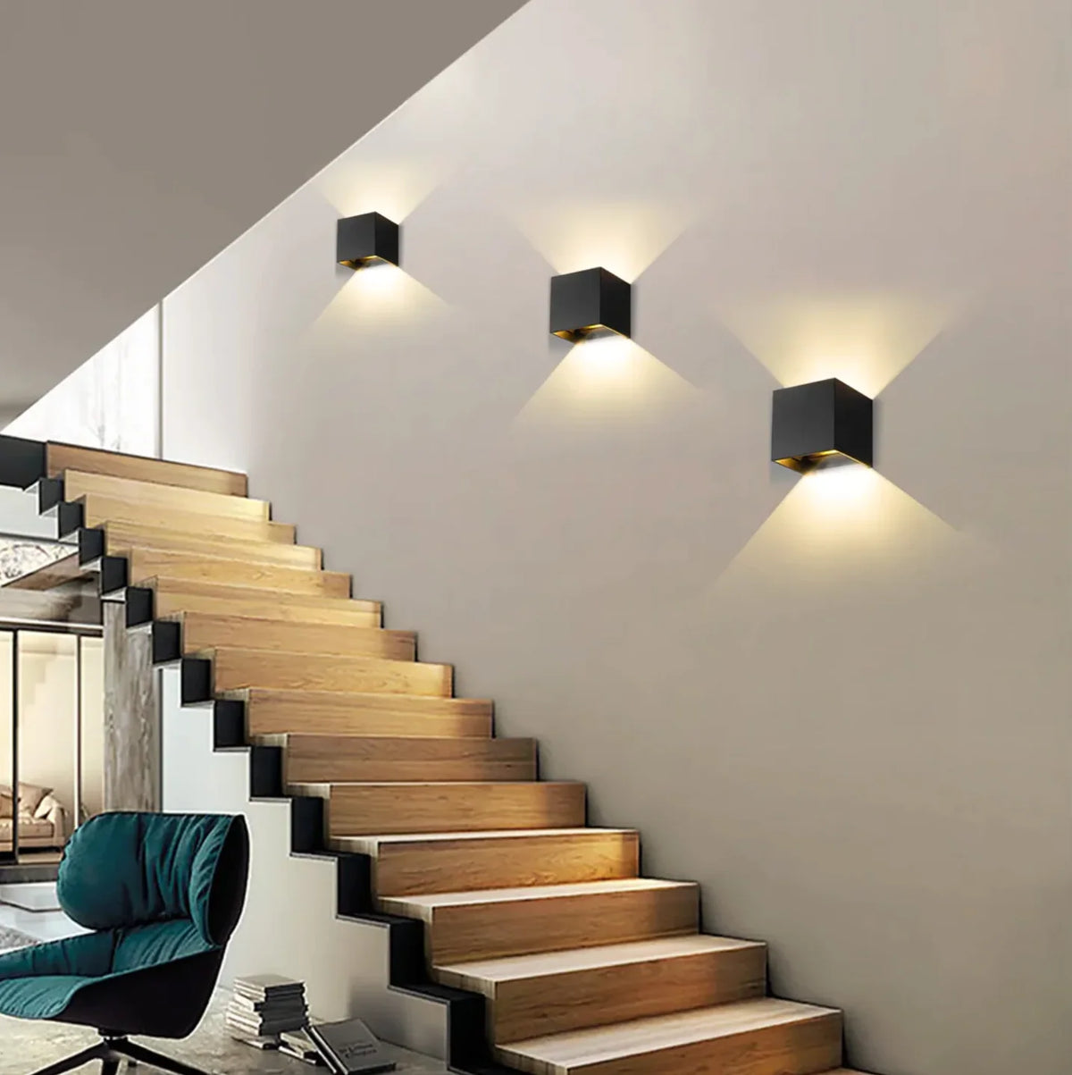 Wall Lamp Motion & Light Sensor USB Rechargeable Magnetic Mount