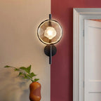 Wall Lamp Mouth-Blown Glass & Integrated LED