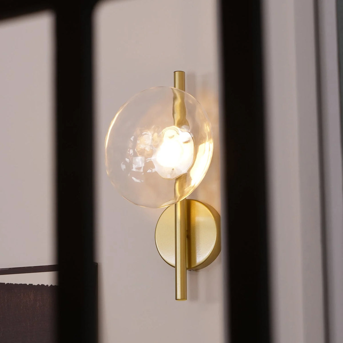 Wall Lamp Mouth-Blown Glass & Integrated LED