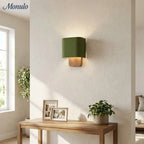 Wall Lamp Natural Linen Shade & Metal Frame