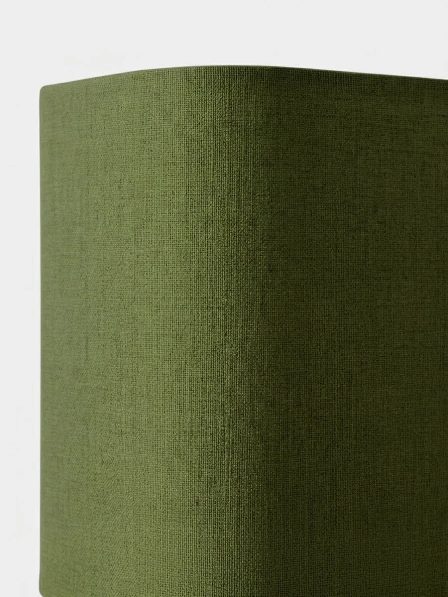 Wall Lamp Natural Linen Shade & Metal Frame