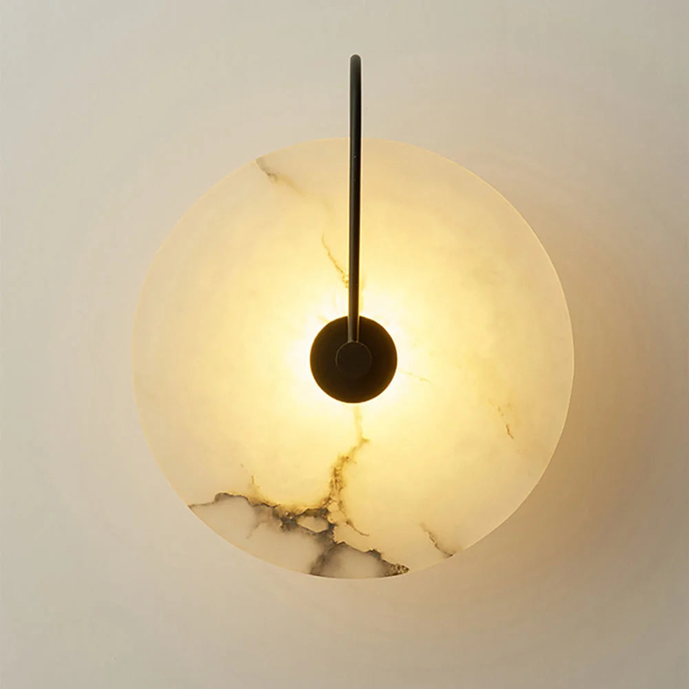 Wall Lamp Natural Marble Integrated LED Energy Efficient