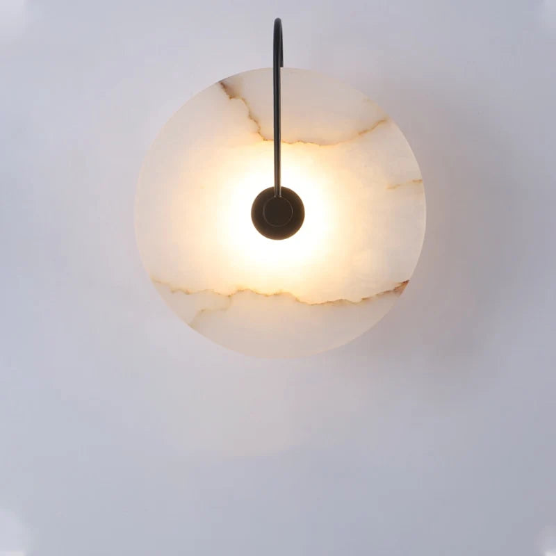 Wall Lamp Natural Marble Integrated LED Energy Efficient