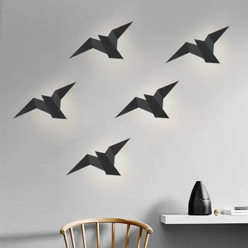 Wall Lamp Origami Bird LED Warm Or Cool