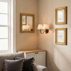 Wall Lamp Pleated Linen Shade Warm Ambient Light