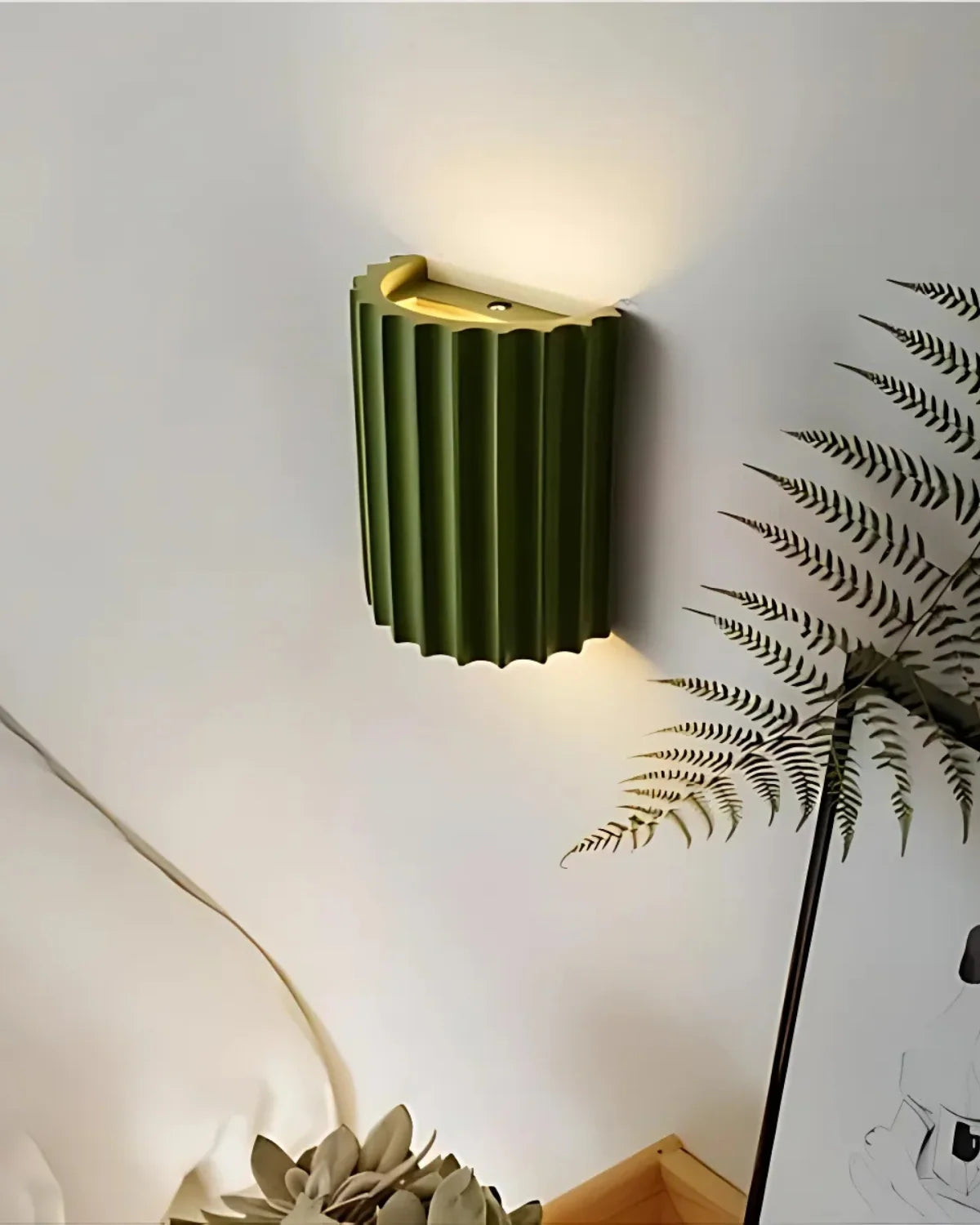 Wall Lamp Ribbed Up & Down Lighting