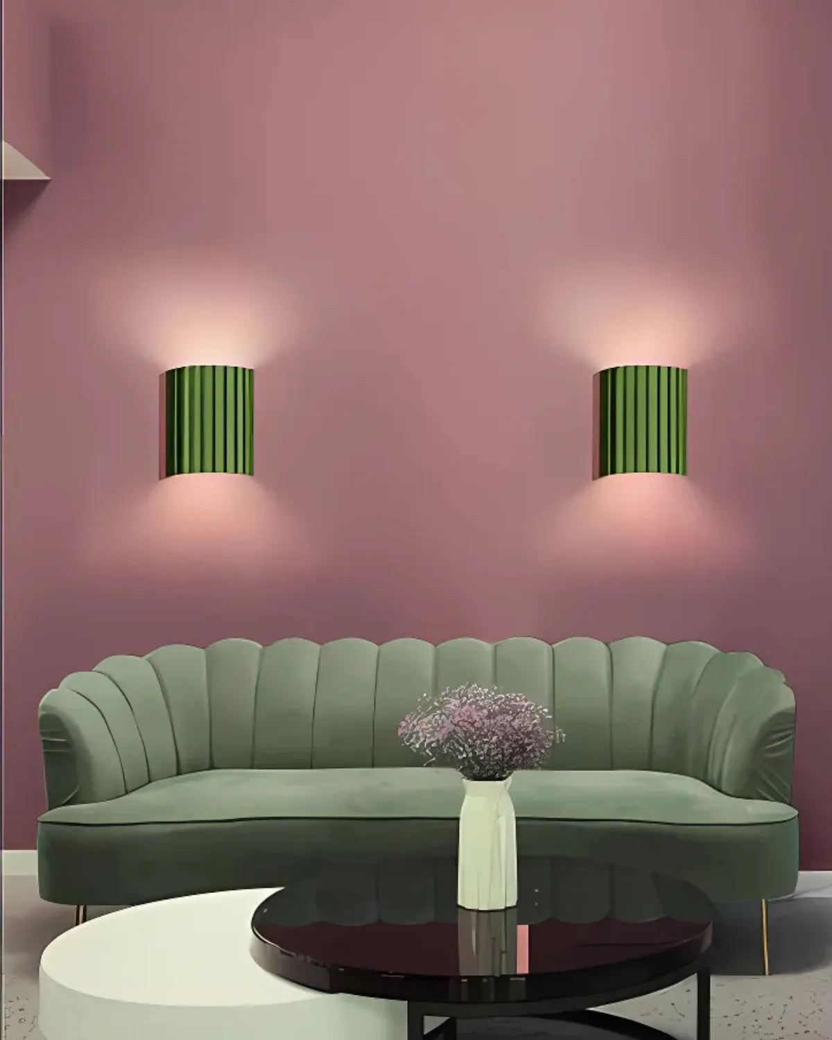 Wall Lamp Ribbed Up & Down Lighting