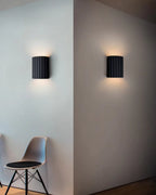 Wall Lamp Ribbed Up & Down Lighting