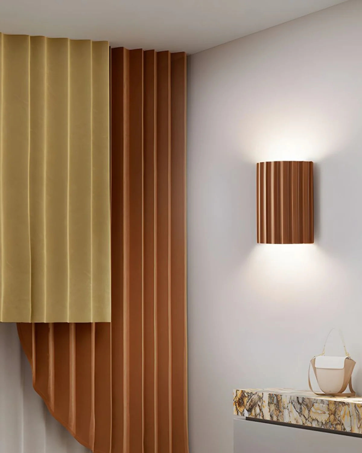 Wall Lamp Ribbed Up & Down Lighting