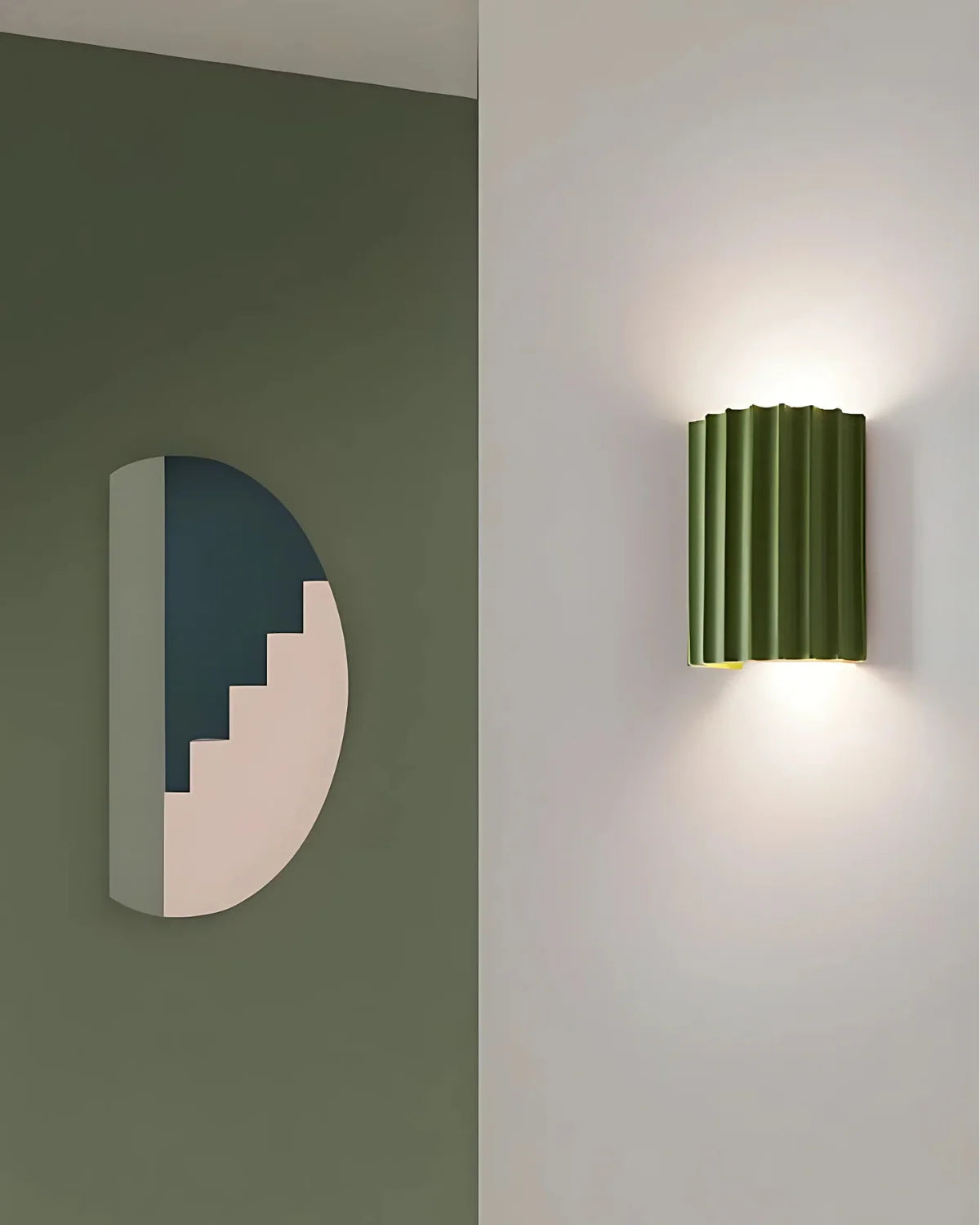 Wall Lamp Ribbed Up & Down Lighting
